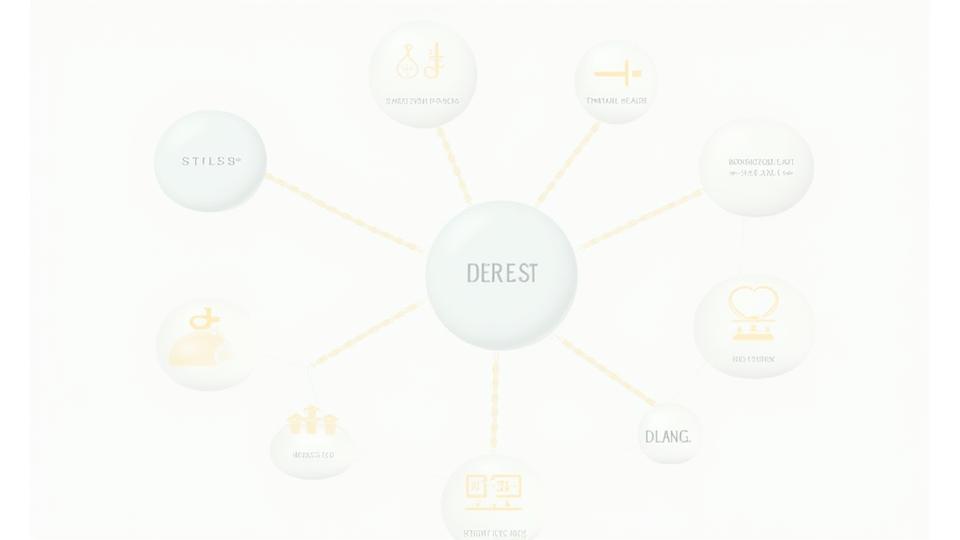 Infografía que ilustra los impactos negativos del estrés crónico en el cuerpo y la mente, con íconos representando sistemas inmune, digestión, sueño, concentración y relaciones.
