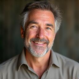 Retrato de Pablo Ruiz, instructor de mindfulness de Vida Serena, con una expresión serena y profesional.