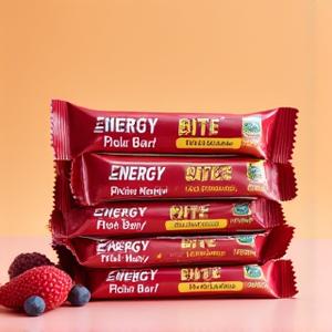 Variedad de barritas de proteínas en diferentes sabores, empaques atractivos.